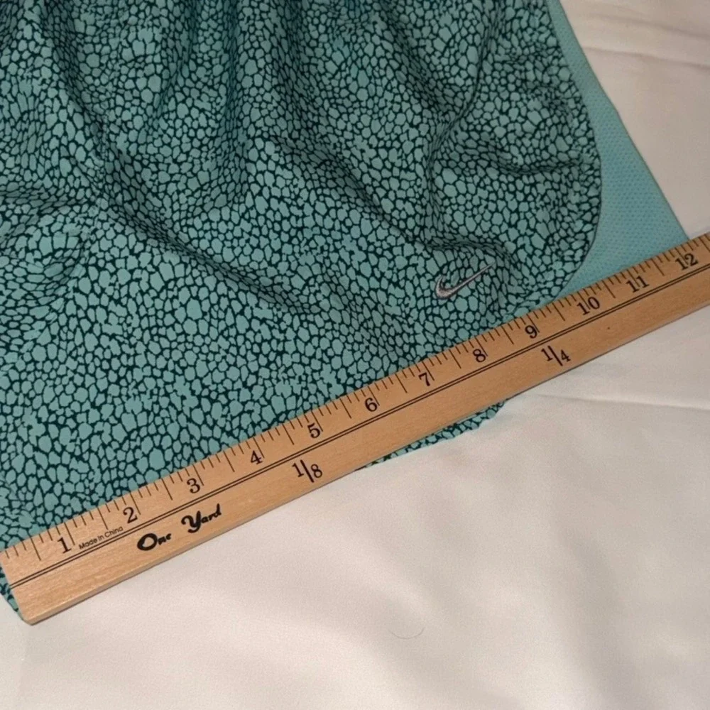 Nike Teal Patterned Athletic Shorts